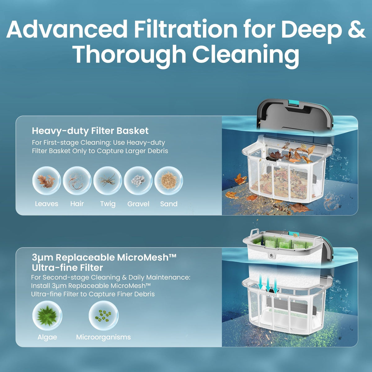Aiper Scuba N1 Max Cordless Robotic In-Ground Robotic Pool Cleaner for In-Ground Pools up to 2150 sq. Ft