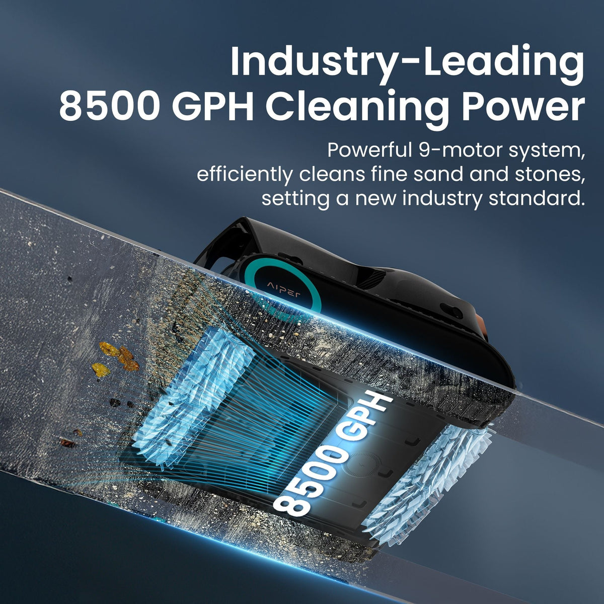 Aiper X1 Pro Max All‑In‑One Smart Cordless Robotic Pool Cleaner for Comprehensive Pool Care