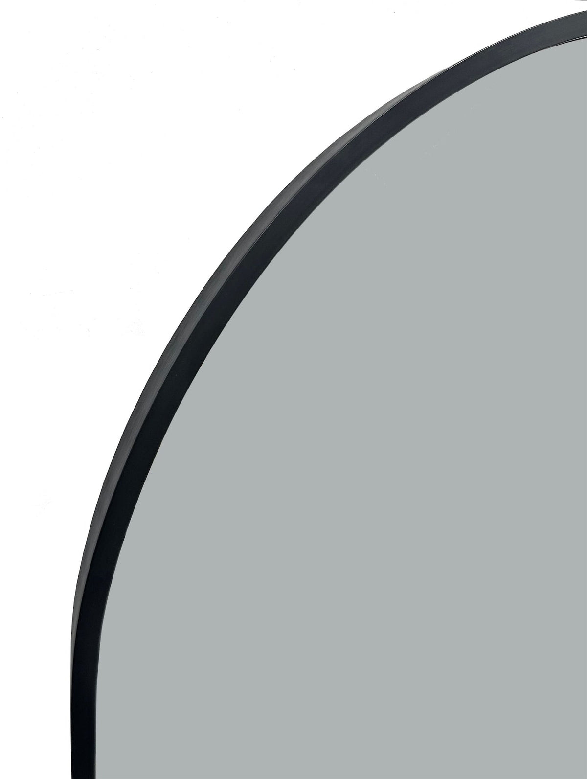 Canvas Faro Black Arch Miror with Stand, 24 x 60-in