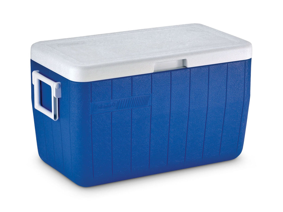 Coleman Chiller Hard Cooler, Blue, 48-Quart
