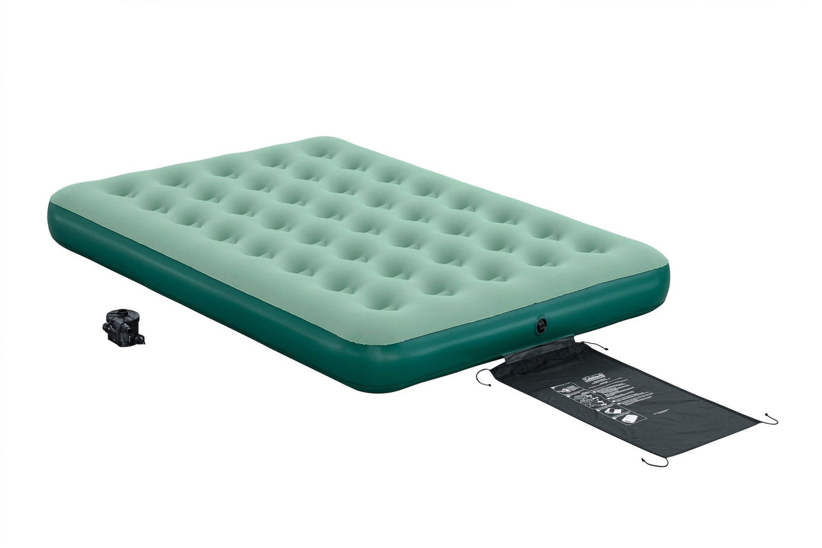 Coleman QuickBed Single-High Airbed, Air Mattress with Pump, Double
