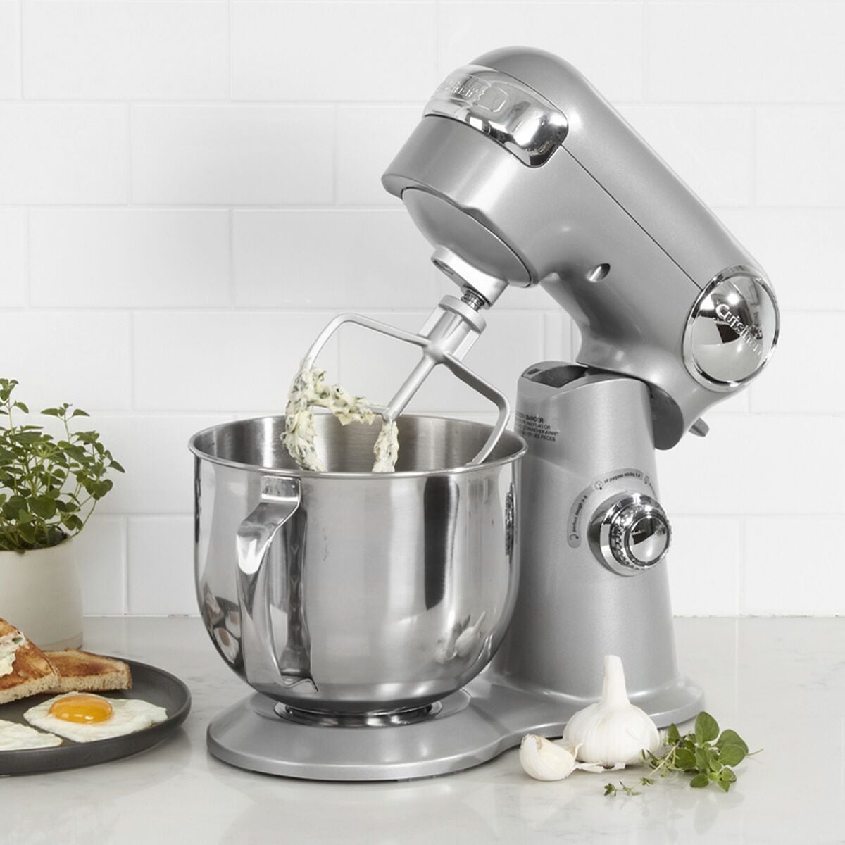 Cuisinart Precision Master Tilt-Head Stand Mixer with 12 Speeds, Silver, 5.5qt