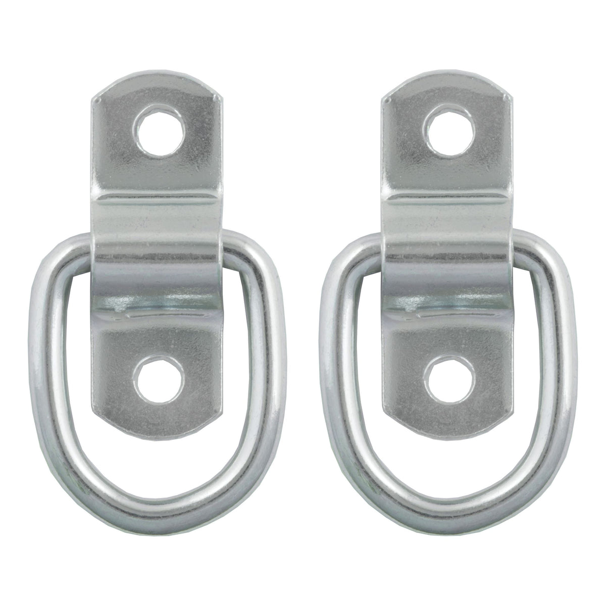 CURT 1-in x 1-1/4-in Surface-Mounted Tie-Down D-Rings, 1200-lb, 2-pk