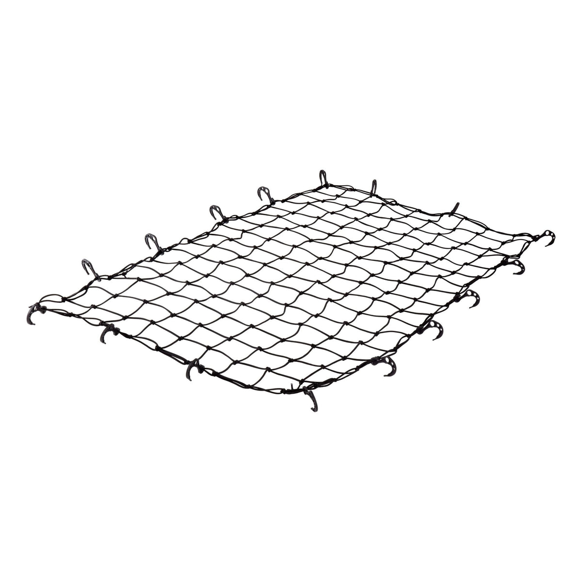 CURT 18219 Elastic Cargo Net with Hooks for Extended Roof Basket, 64 x 36-in