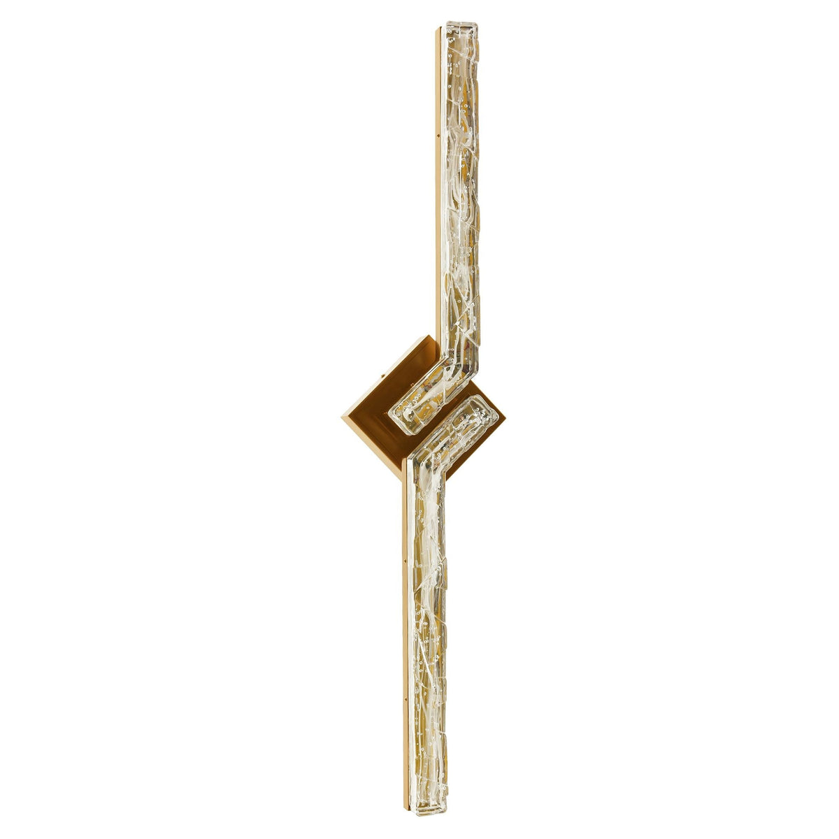 CWI Lighting Contour Integrated LED 33in Brass Vanity Light