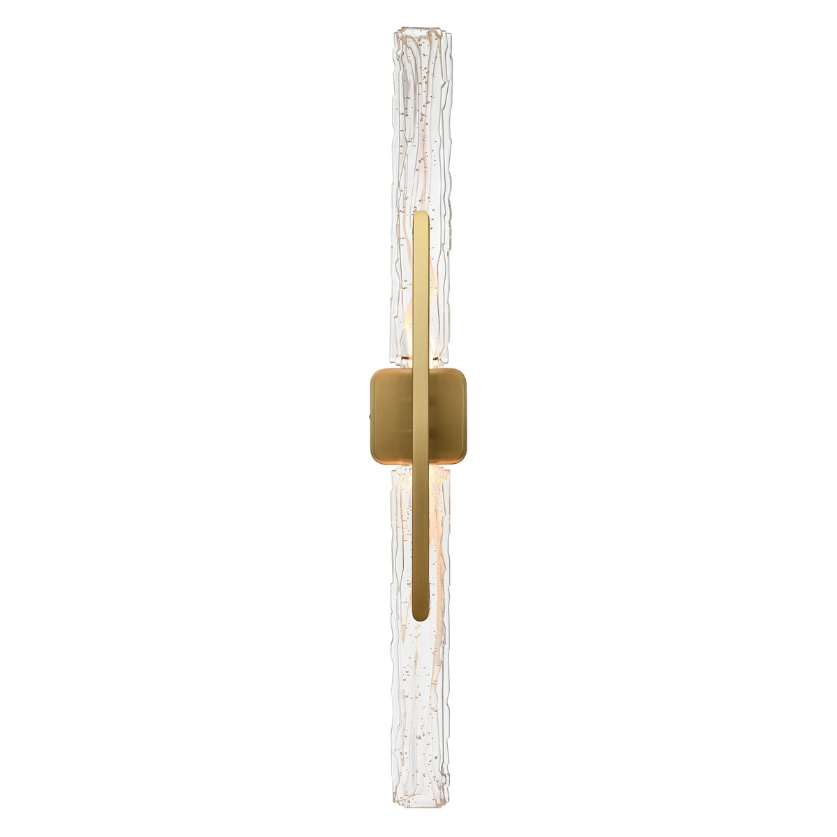 CWI Lighting Curva Integrated LED 36in Brass Vanity Light
