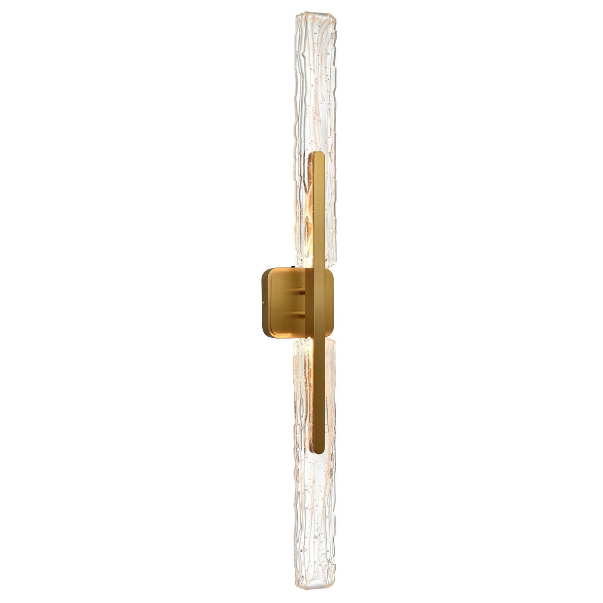 CWI Lighting Curva Integrated LED 36in Brass Vanity Light