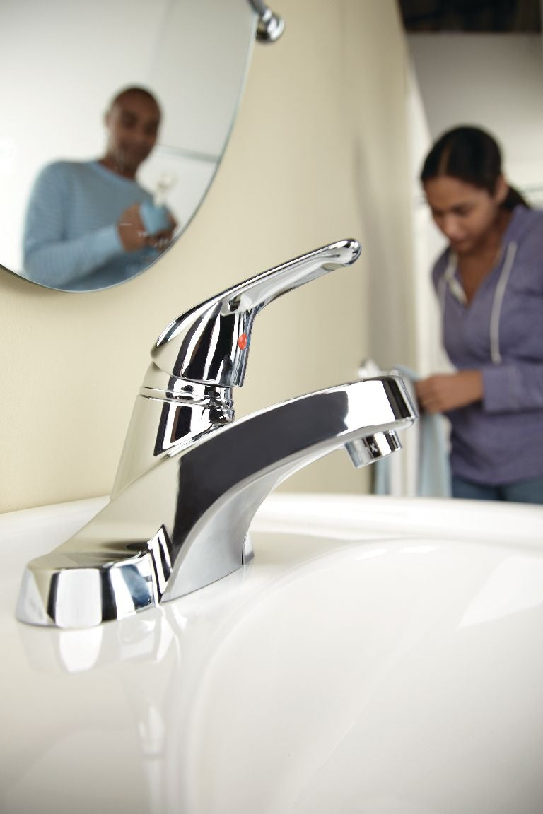 Danze Renovate Single Handle Bathroom Sink Faucet, 4-in Centerset, Chrome