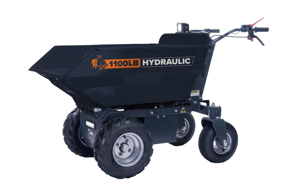 DK2 POWER by Marlon 1100 lb Self-Drive Electric Dump Cart