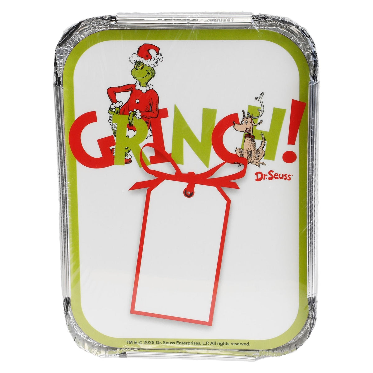 Dr. Seuss Grinch Aluminum Containers with Lids, 5-pk