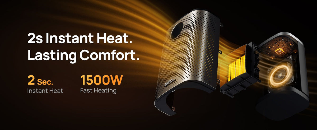 Dreo Home 1500W Portable Indoor PTC Ceramic Space Heater