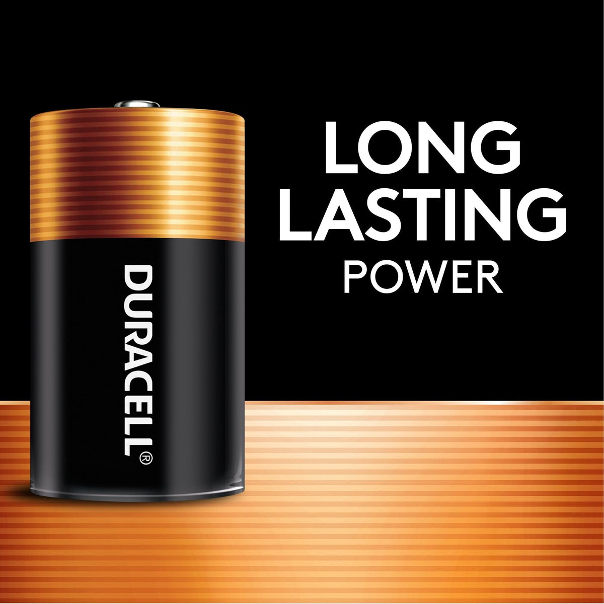 Duracell Coppertop D Alkaline Batteries, All Purpose, 8-pk