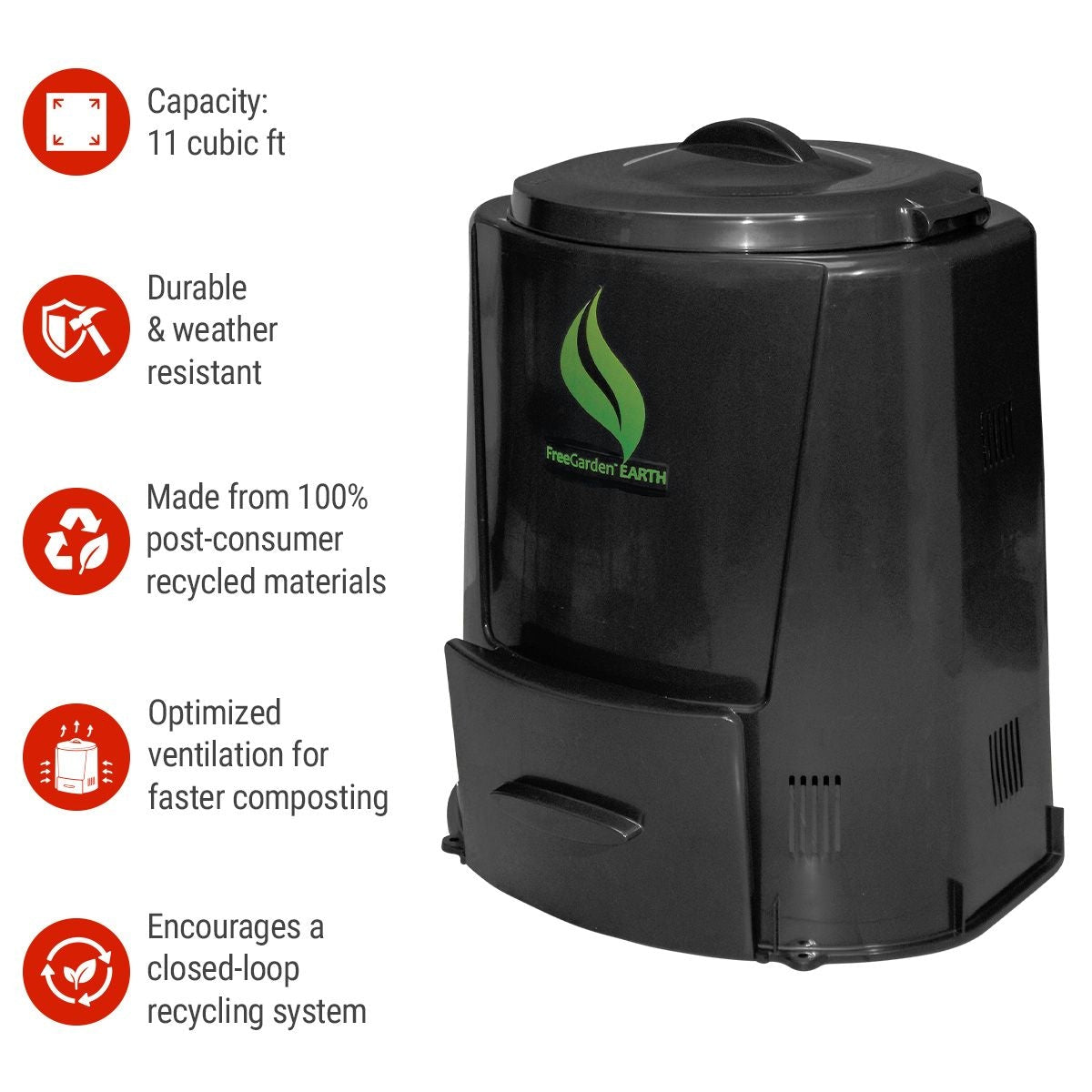Enviro World Composter, 11 Cu. Ft.