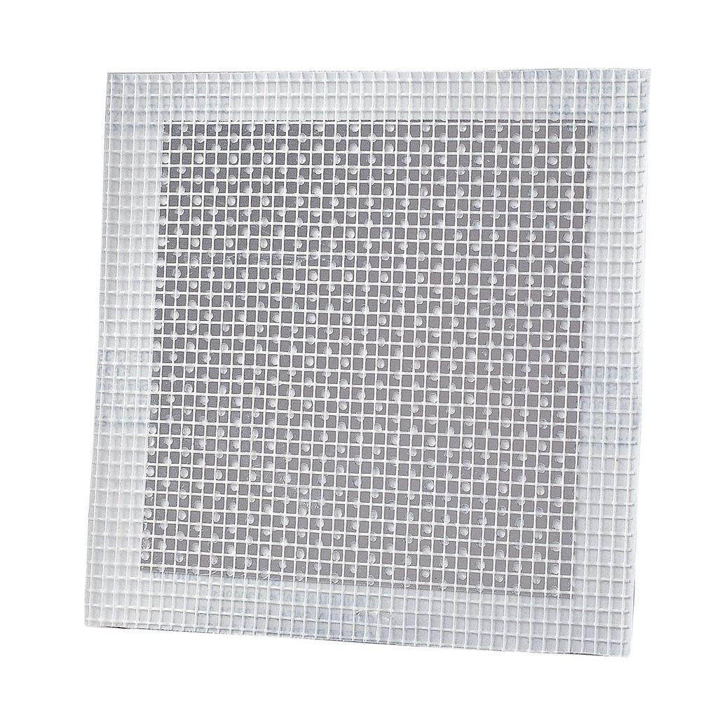 FibaTape Self-Adhesive Wall & Ceiling Hole Repair Patch For Drywall & Plaster, 4 x 4-in