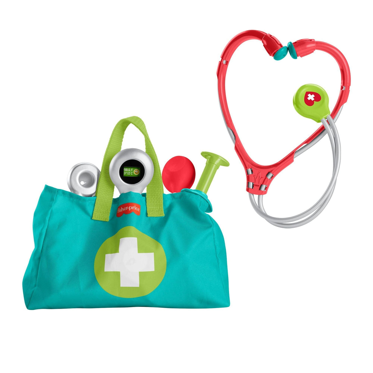 Fisher-Price Medical Kit, Doctor Toys, Preschool Pretend Play Set for Ages 3+, 7-pc