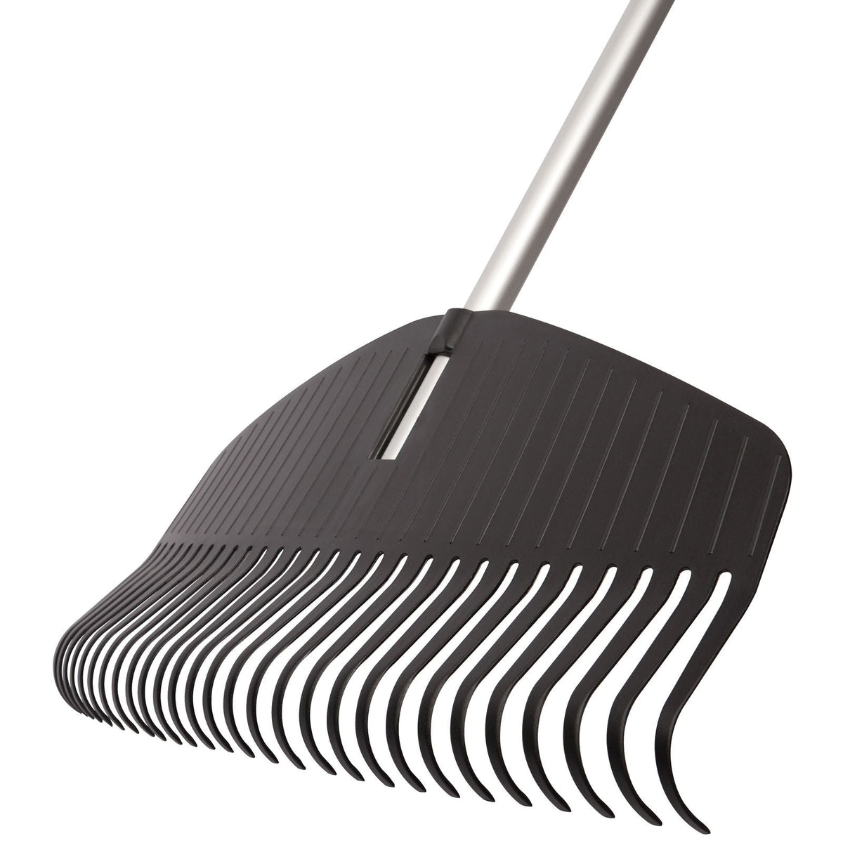 Fiskars Heavy-Duty Resin Tines Aluminum Leaf Rake, 24-in