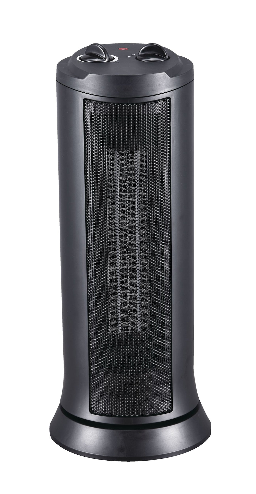 For Living Oscillating Tower Ceramic Space Heater withThermostat, 1500W, Black