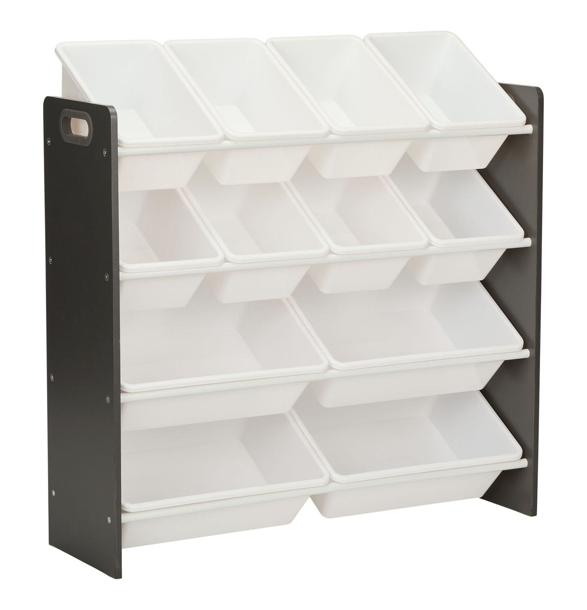 For Living Stain & Rust Resistant Sturdy 12-Bin Organizer, Grey
