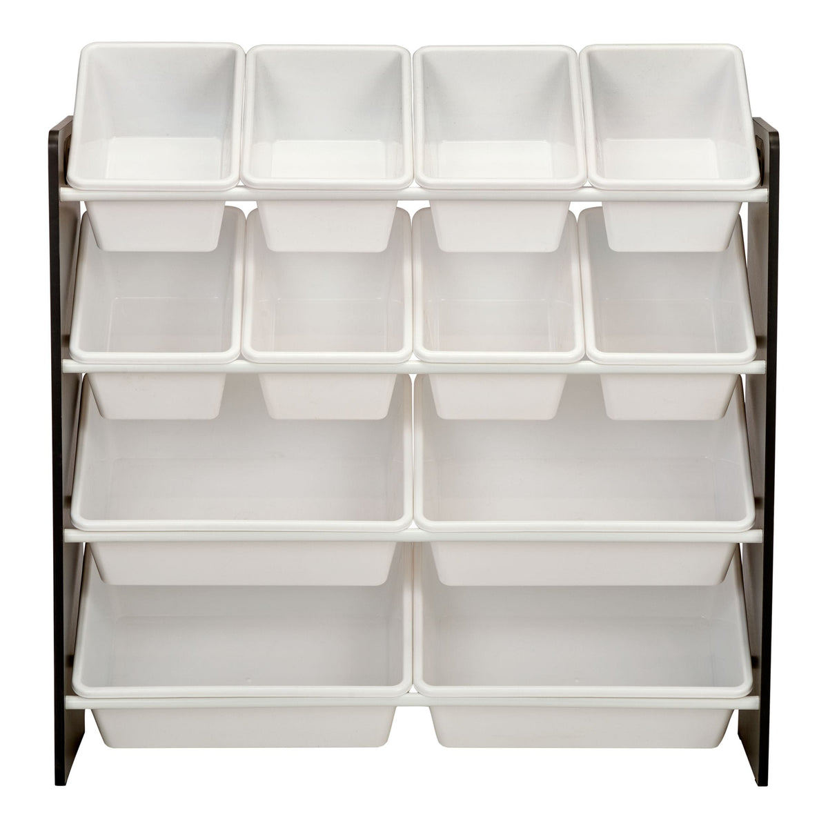 For Living Stain & Rust Resistant Sturdy 12-Bin Organizer, Grey