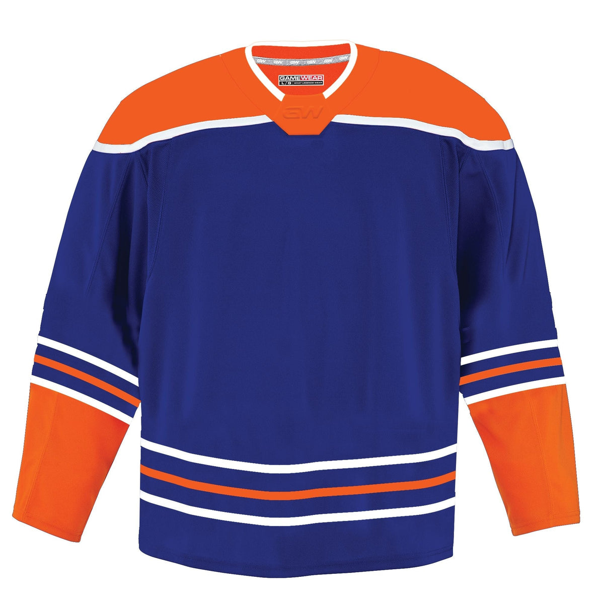 Gamewear 8500 Pro Team Hockey Jersey, Junior, Edmonton Oilers Home Colours, Various Sizes