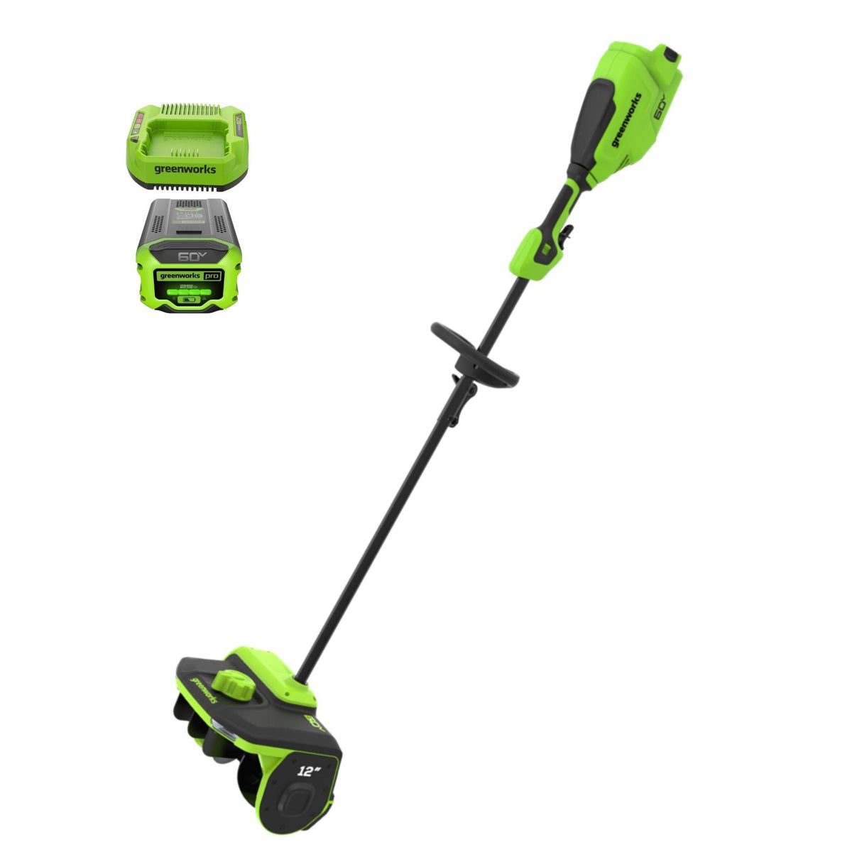 Greenworks 60V Snow Shovel, 12-in