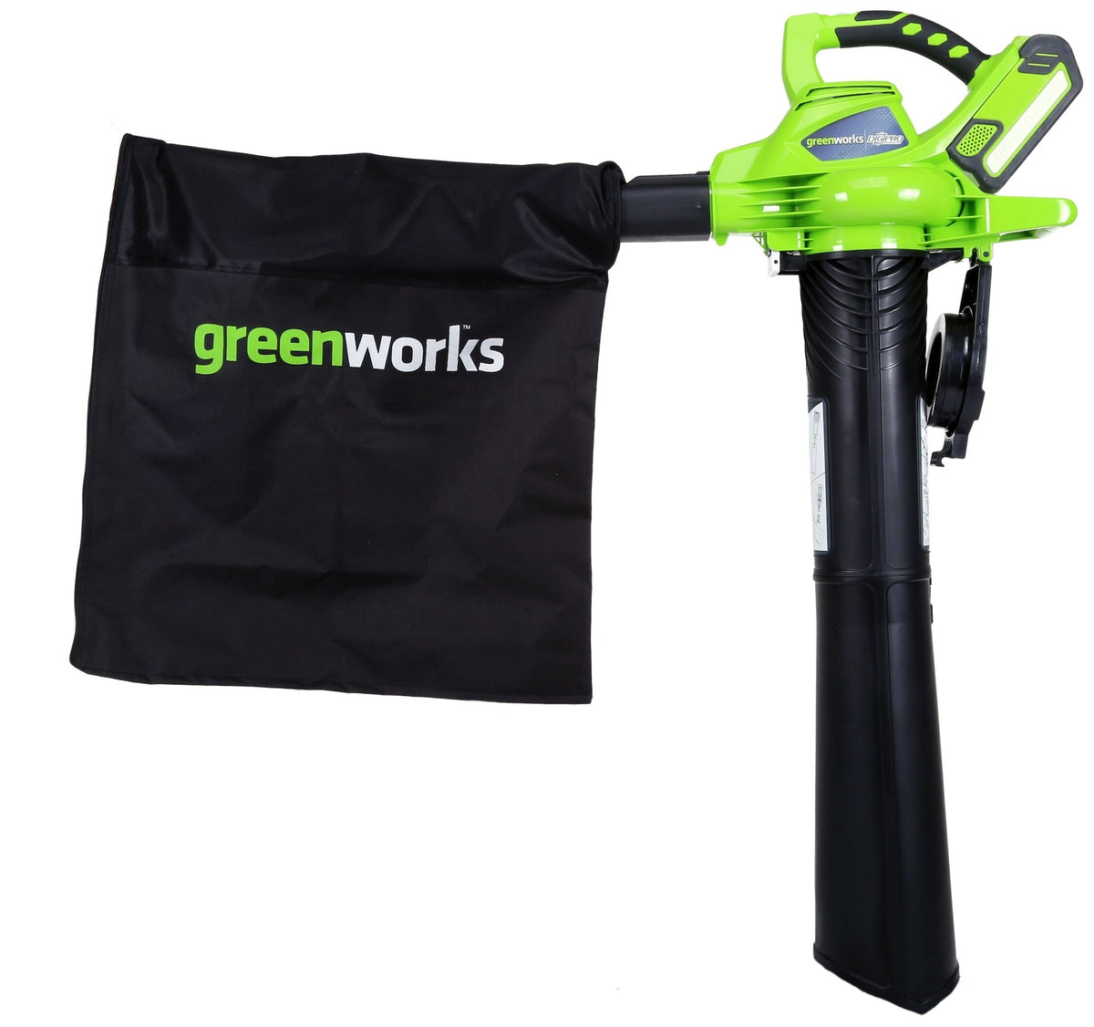 Greenworks DigiPro 40 V/ 340 CFM Cordless Leaf Blower/Vacuum, Bare Tool Only