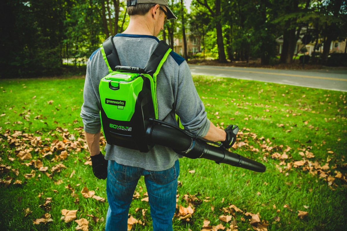 Greenworks Pro 60 V 160 MPH - 540 CFM Lithium-ion Backpack Leaf Blower, Tool Only