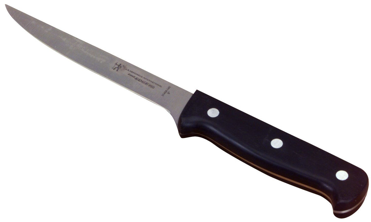 Henckels Stainless Steel Fine Edge Pro Boning Knife, Ergonomic Grip, 5.5-in