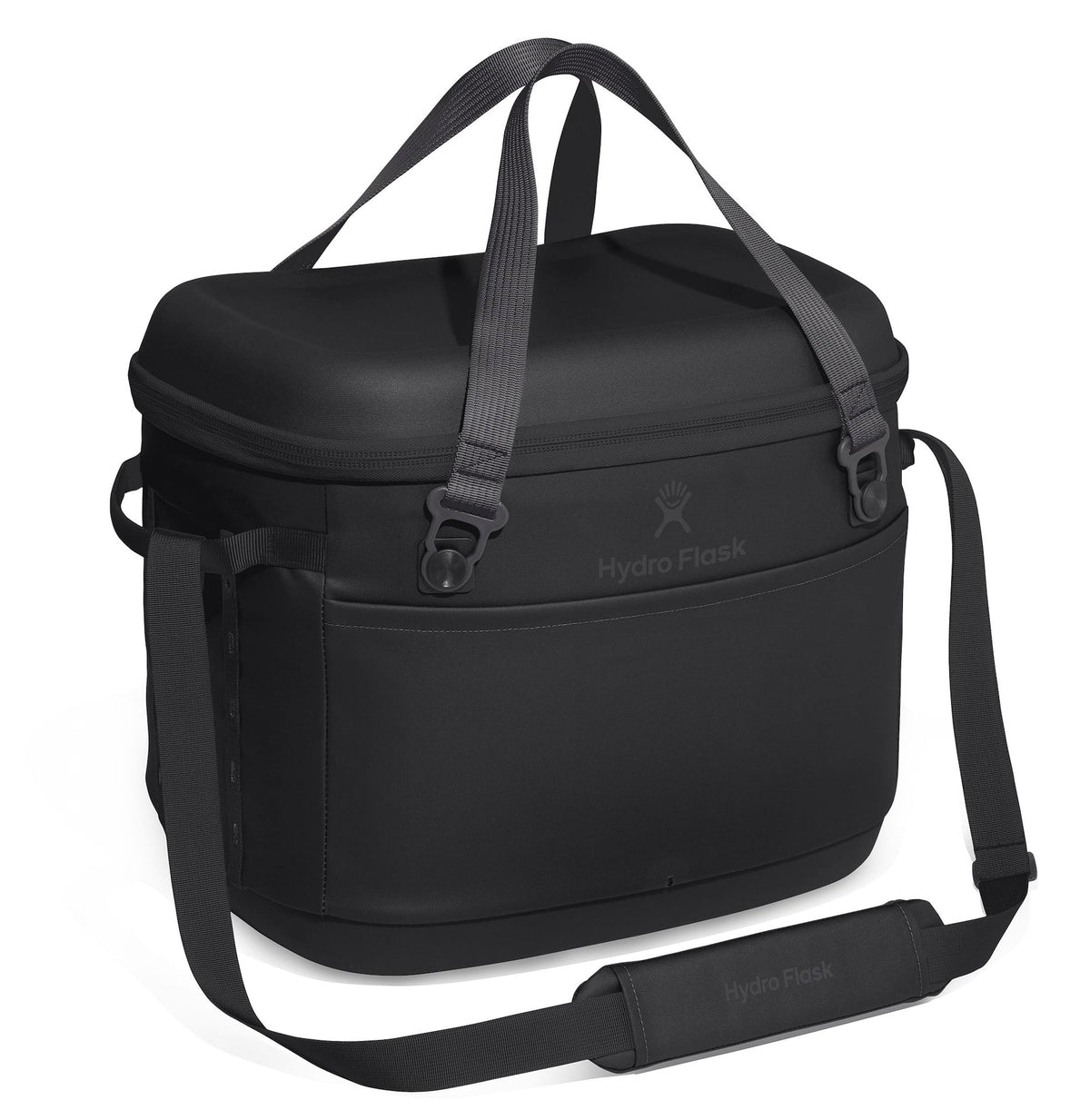 Hydro Flask Carryout Compact Insulated Soft Cooler with Shoulder Strap, Black, 30 L