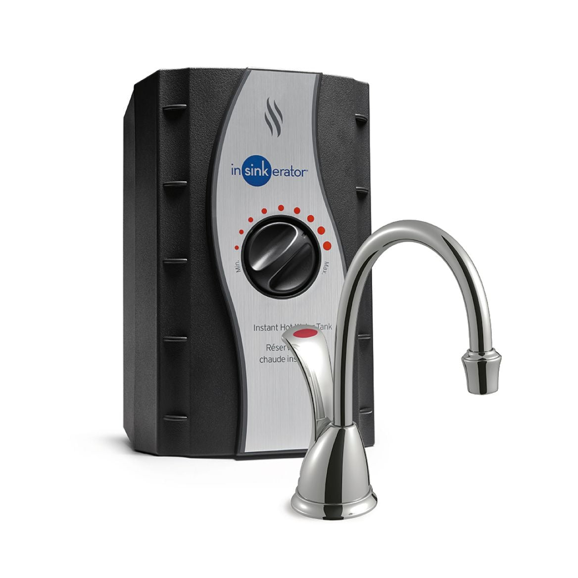 InSinkErator Involve H-Wave Instant Hot Water Dispenser System, Stainless Steel Tank Included, Chrome