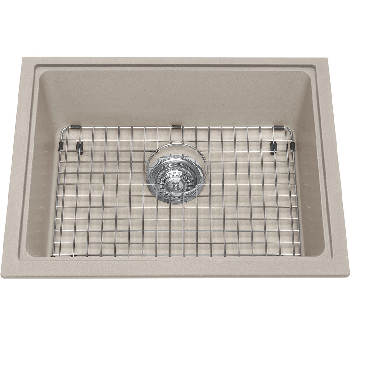 Kindred Mythos Kitchen Granite Undermount Single Sink, 23-in