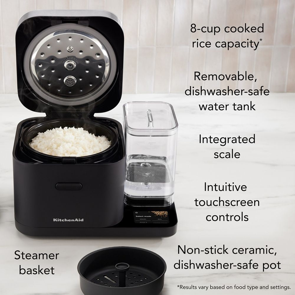 KITCHENAID Fully Automatic Rice Cooker with 21 Presets
