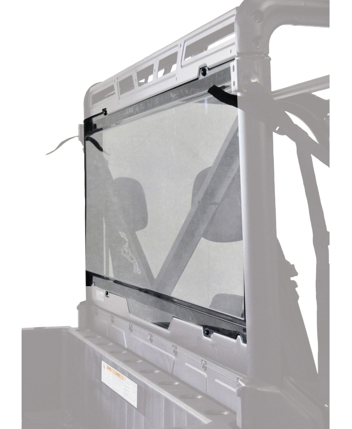 Kolpin 2624 Rear Panel UTV Windshield for Polaris Ranger XP900 (Profile Tubing), Clear