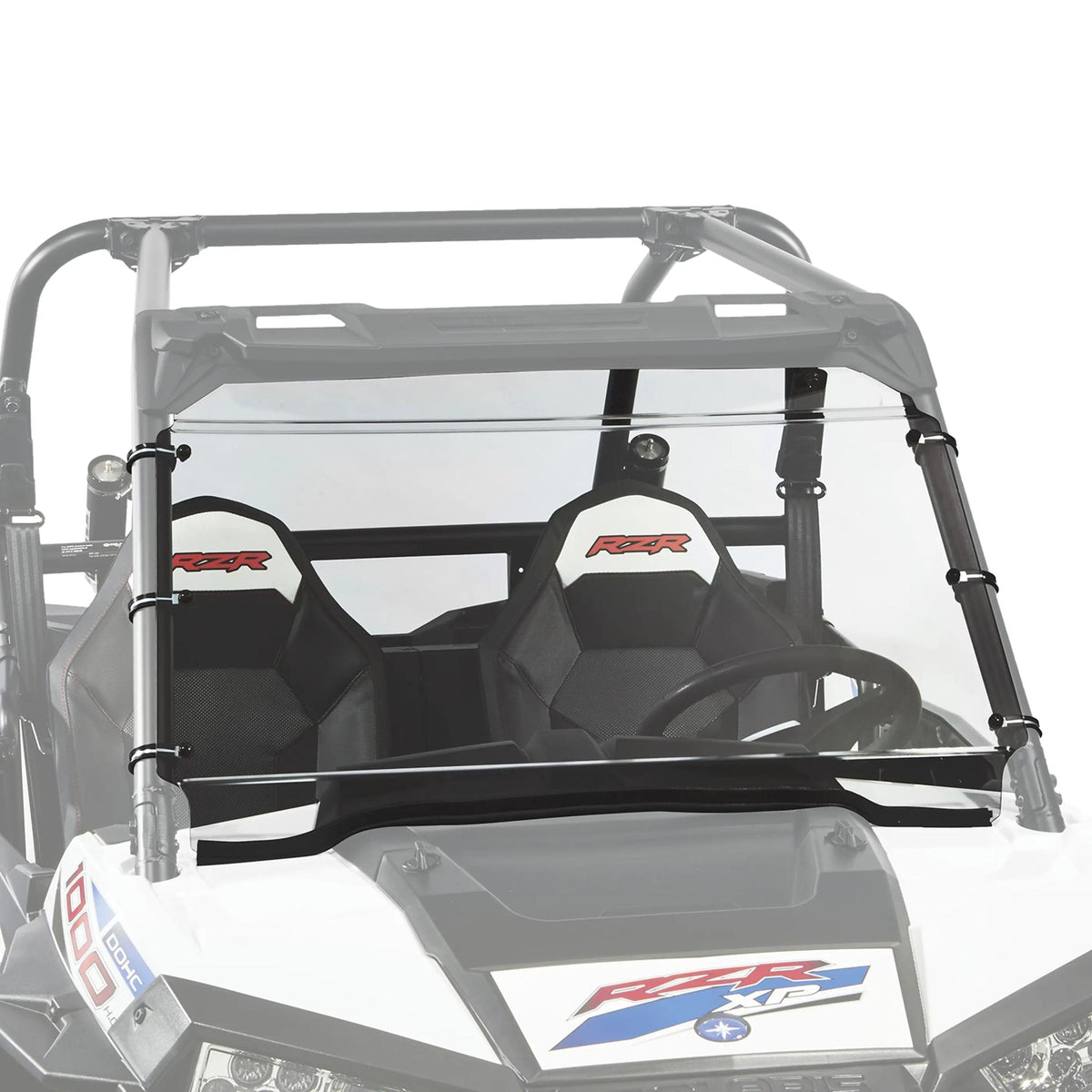 Kolpin Hard Coated Full Fixed UTV Windshield for Polaris RZR 1000