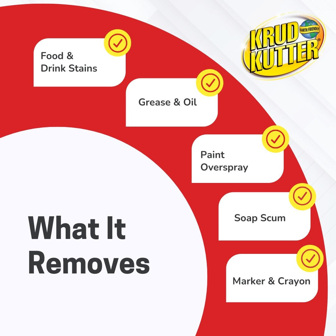 Krud Kutter Multi-Purpose Stain Remover, Cleaner & Degreaser Spray, Non-Toxic, 946-mL