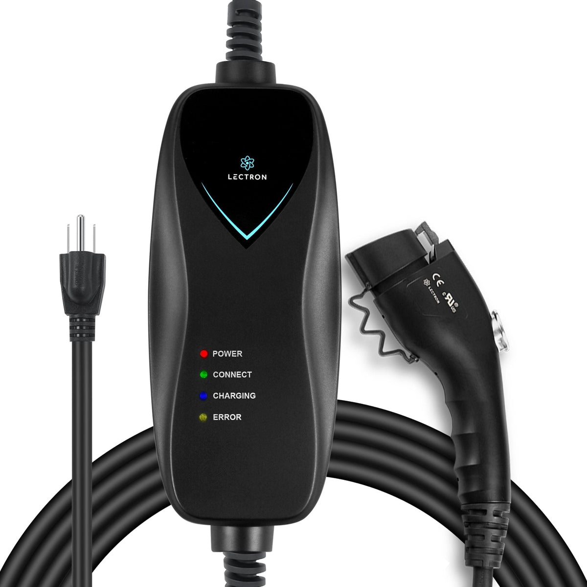 Lectron 15A Level 1 NEMA 5-15 J1772 EV Charger