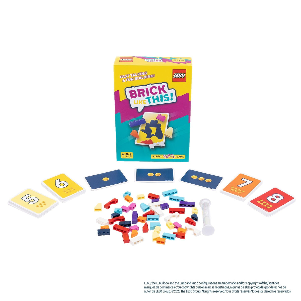 LEGO Brick Like This 2-8 Player Card Game for Ages 7+