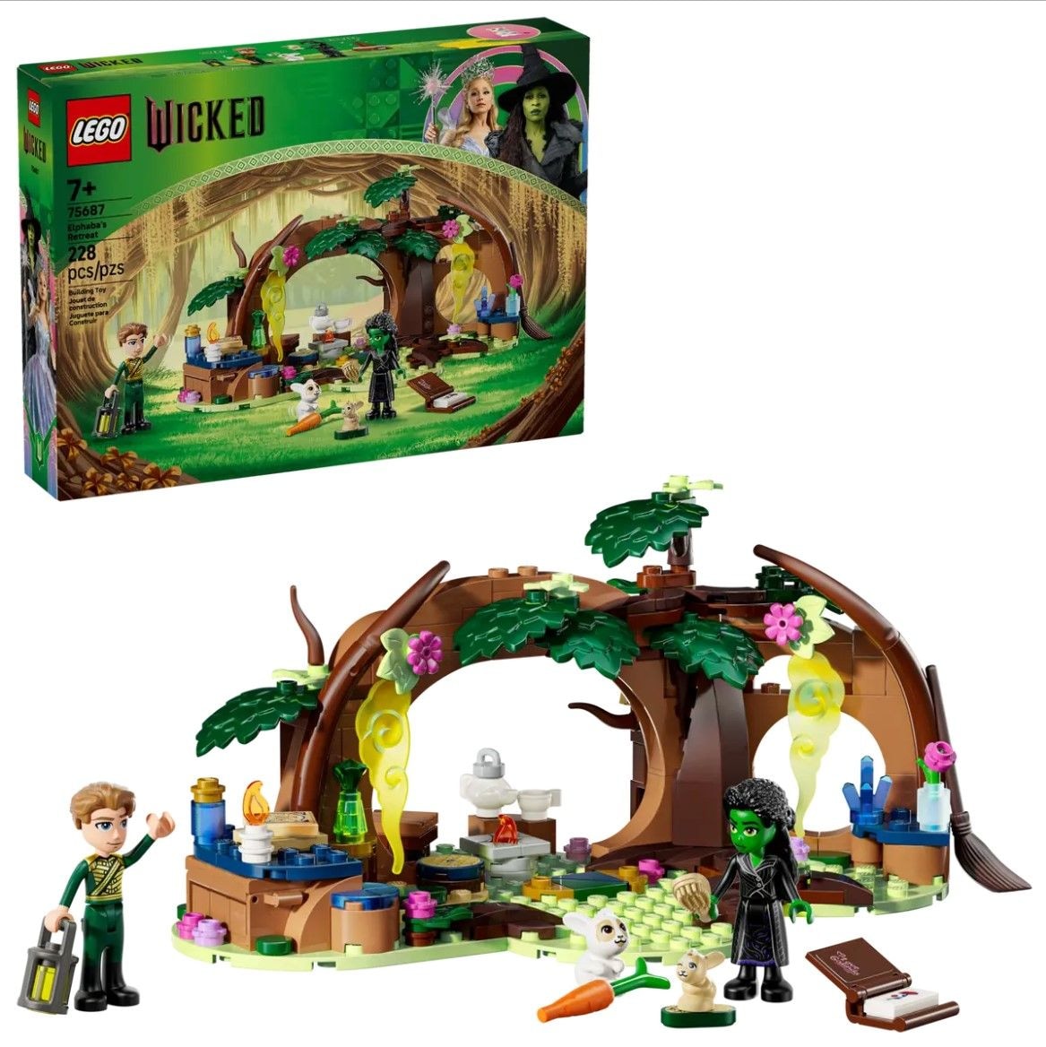 LEGO Wicked Elphaba’s Retreat - 75687, 228-pcs, Ages 7+