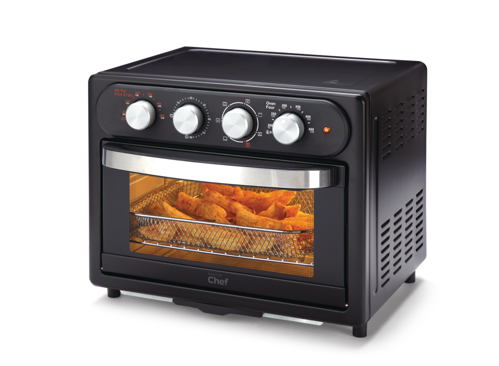 MASTER Chef AirFryer Toaster Oven with 5 Functions, Black