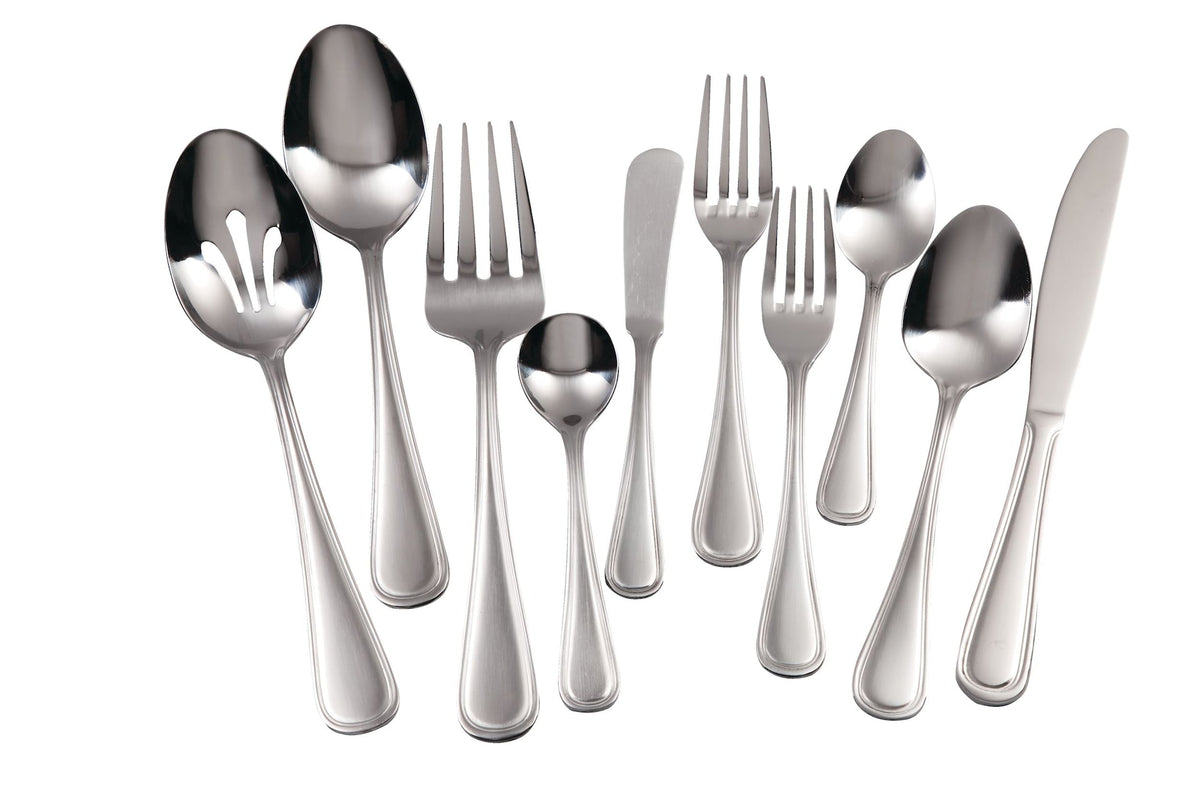 MASTER Chef Stainless Steel Flatware Set, Serves 8, 45-pc