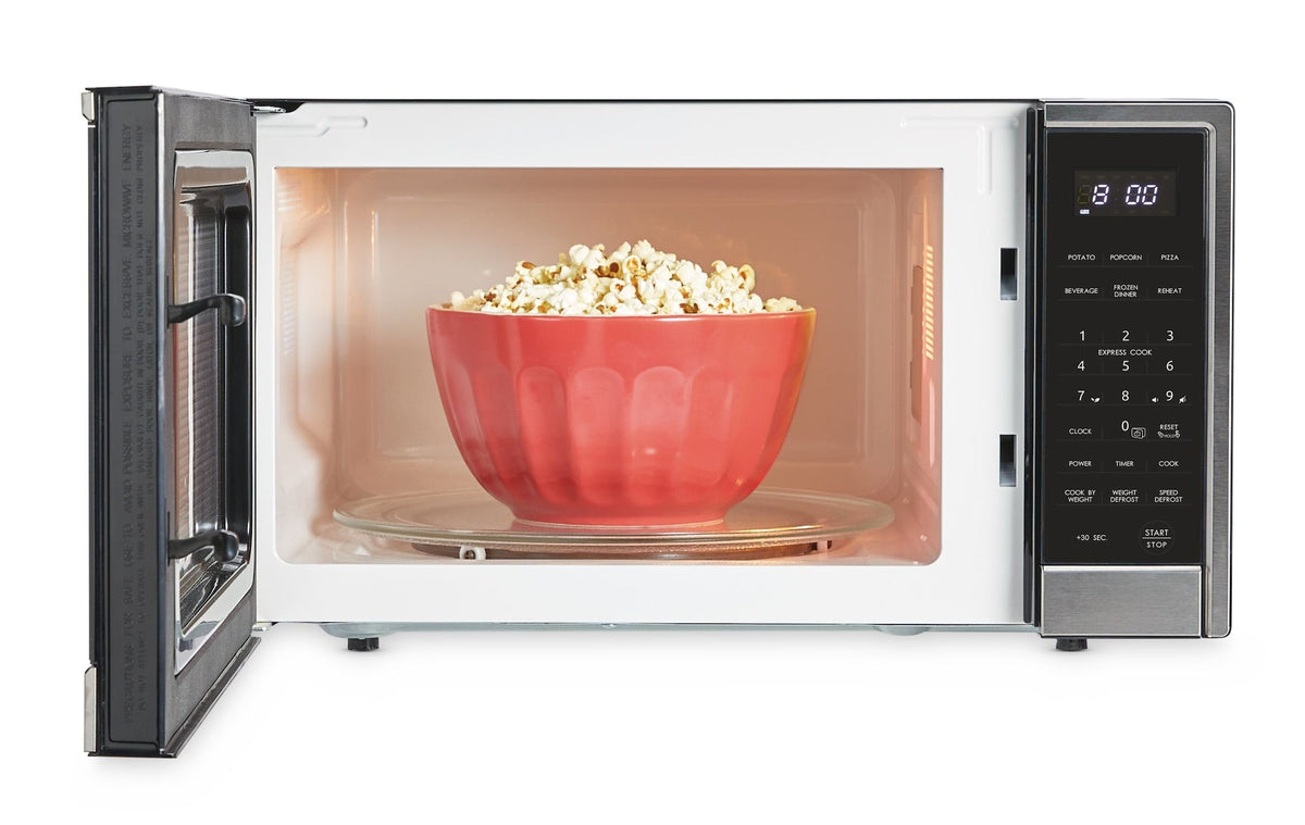 MasterChef Microwave, Stainless Steel, 1.3-cu-ft
