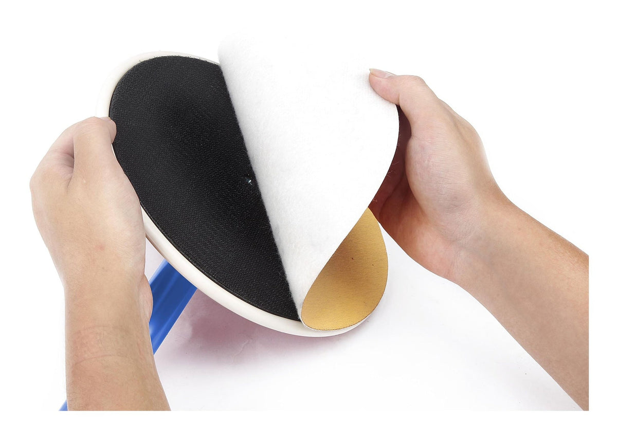 Mastercraft 100-Grit Coarse Hook & Loop Sandpaper Discs For Random Orbital Sander, 10-pk