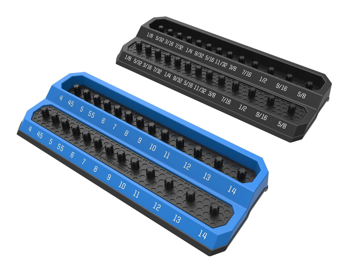 Mastercraft 1/4-in Drive Socket Tray Organizer/Holder, 2-pk