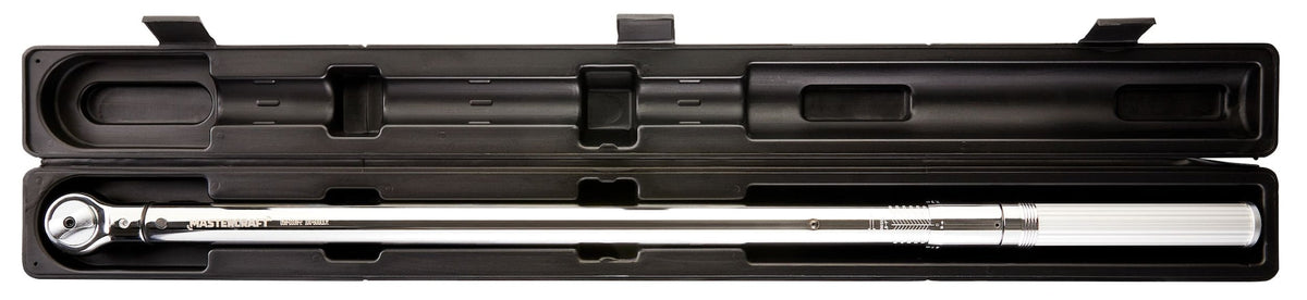 Mastercraft 3/4-in Bi-Directional Drive Torque Wrench, 100 ft.lbs-600 ft. lbs