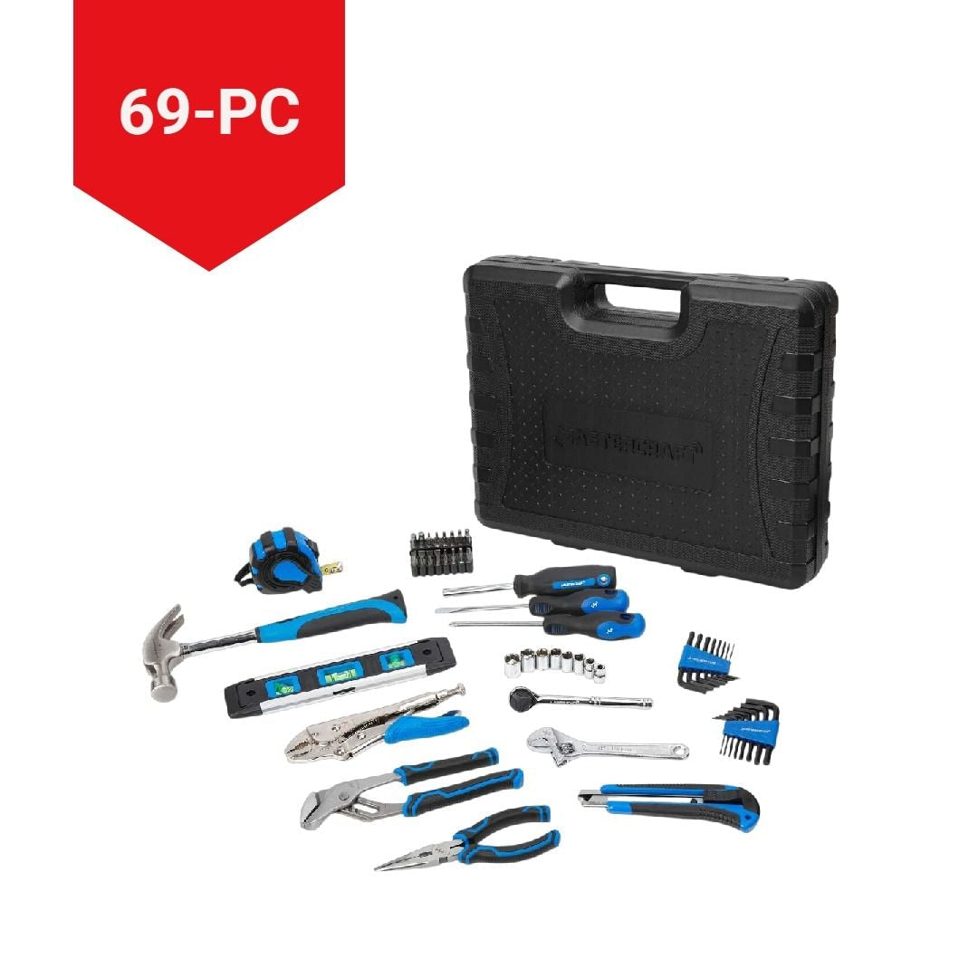 Mastercraft Home Repair Tool Set, 69-pc