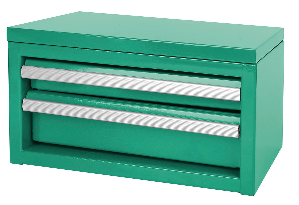 Mastercraft Mini Toolbox with 2 Drawers, Emerald