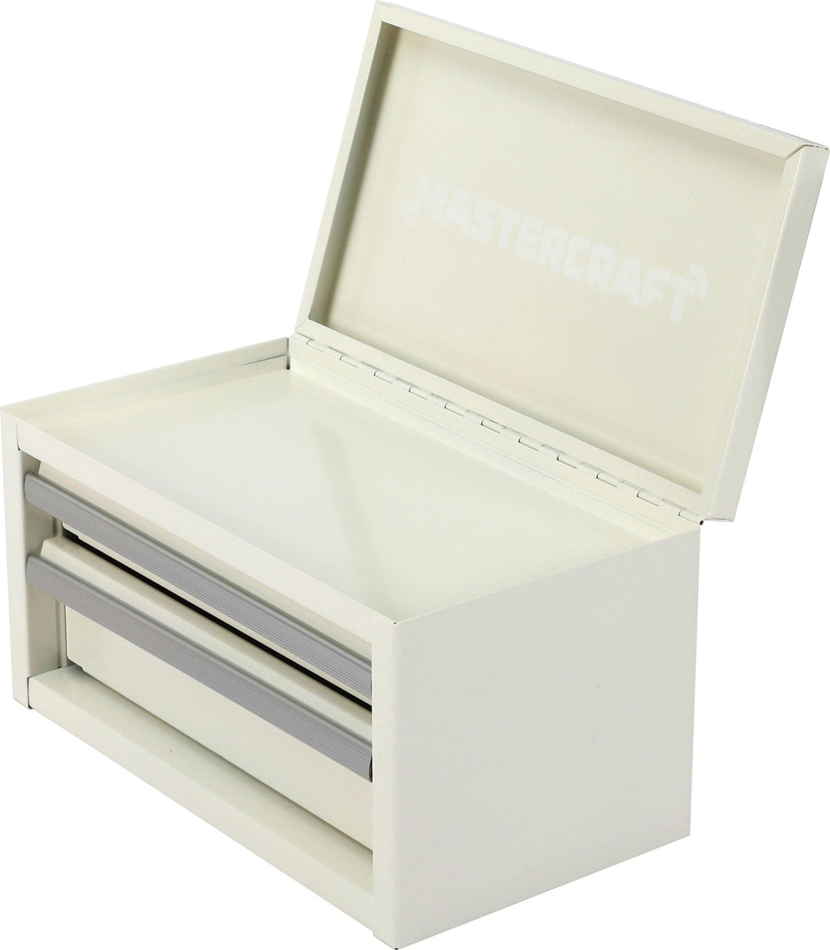 Mastercraft Mini Toolbox with 2 Drawers, New White