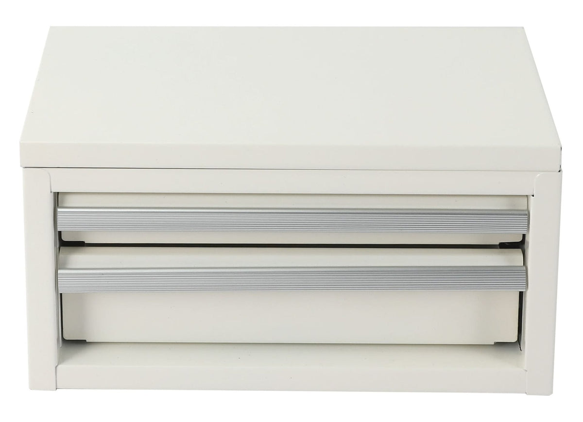 Mastercraft Mini Toolbox with 2 Drawers, New White