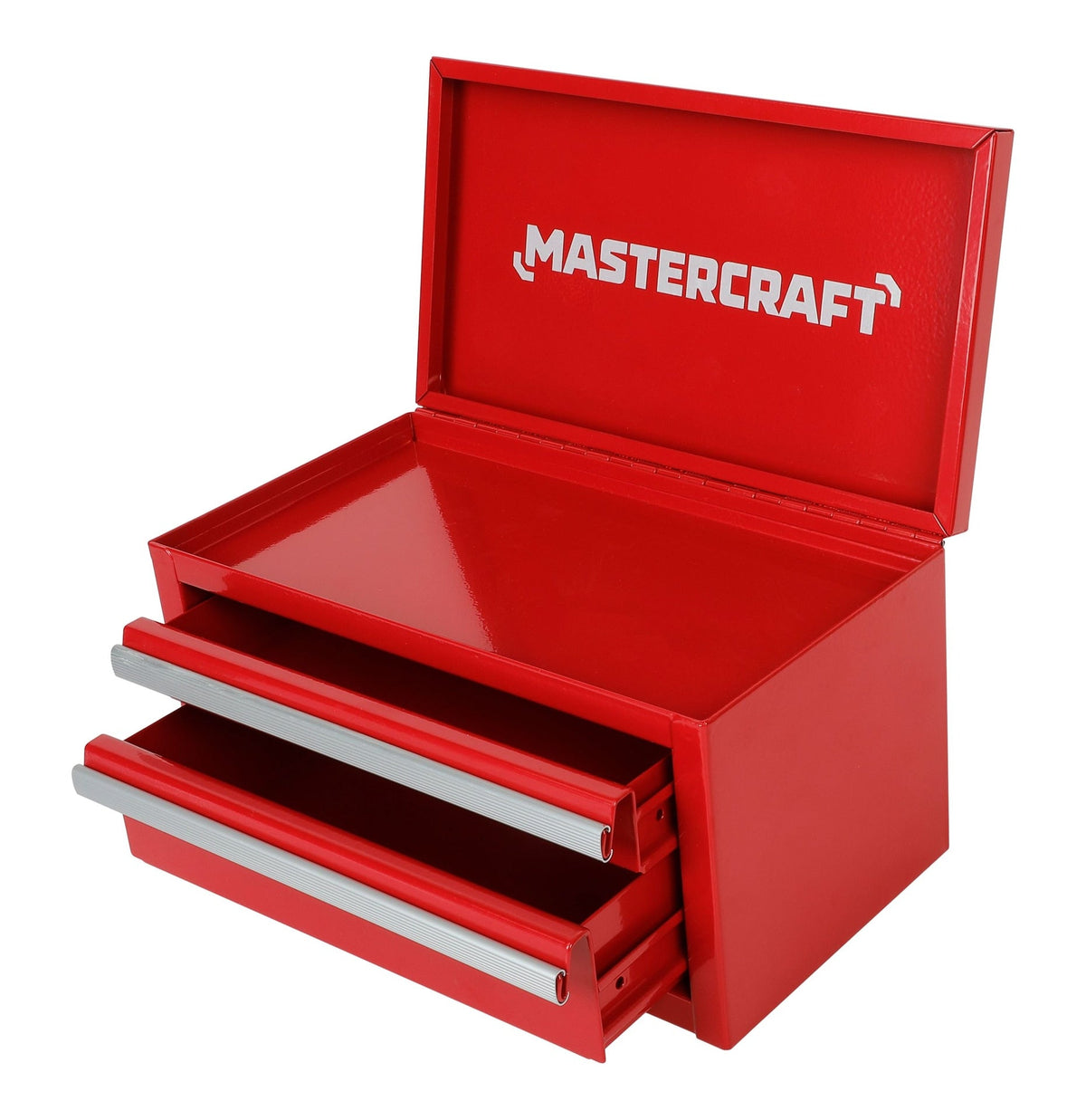 Mastercraft Mini Toolbox with 2 Drawers, Red