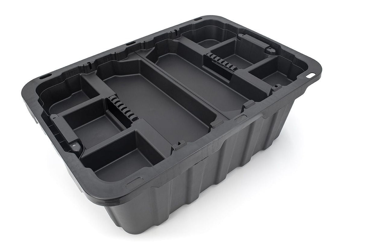 Mastercraft Tote Insert Tray with Carry Handle, Black, 2-pk